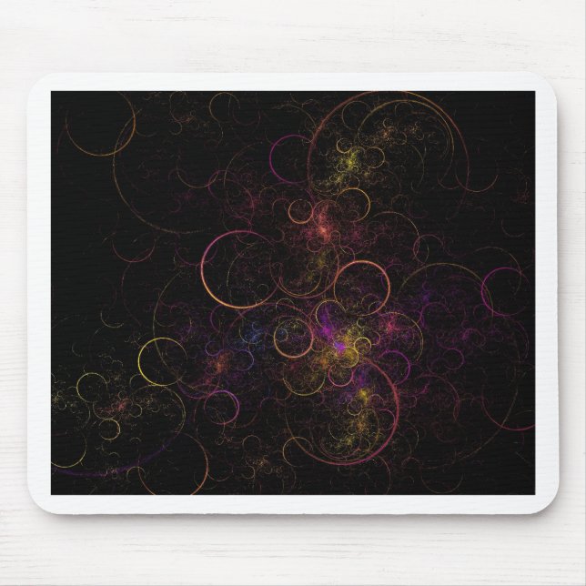 Pastel Circles Mouse Pad (Front)
