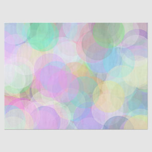 pastel circles tissue paper