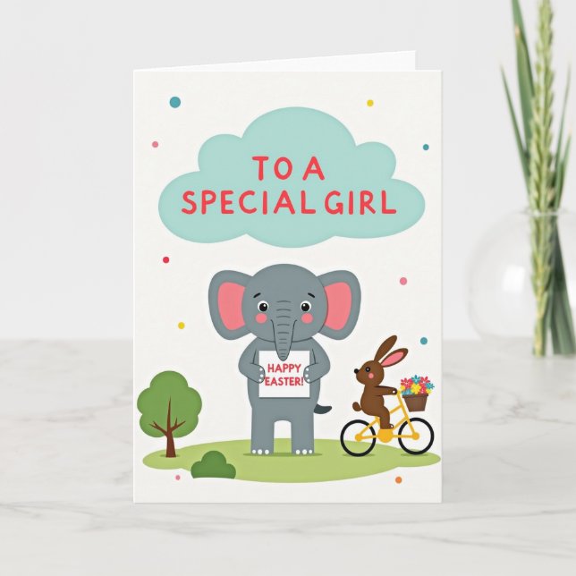 Pastel Circular Elements Card (Front)