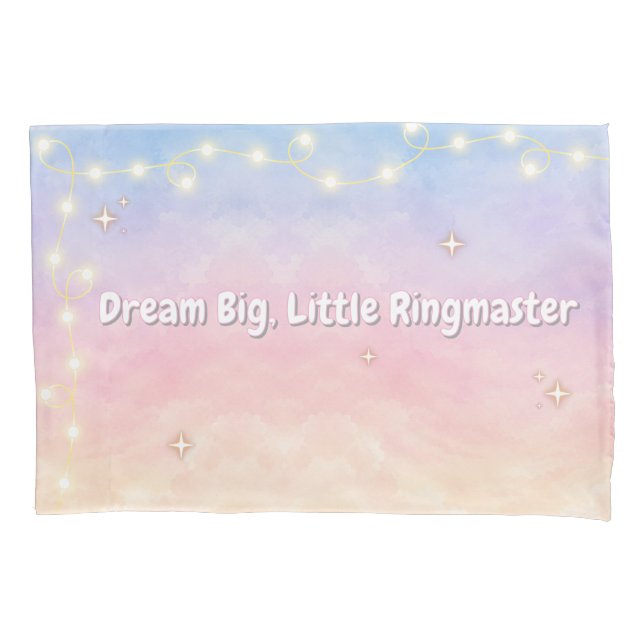 Pastel Circus Dream Big Pillow Case (Front-Left)