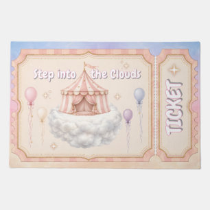 Pastel Circus Nursery Doormat