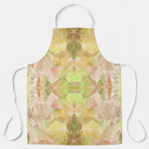 Pastel Citrus Watercolor Designer Print Pattern Apron