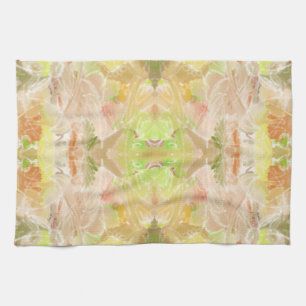 Pastel Citrus Watercolor Designer Print Pattern Kitchen Towel