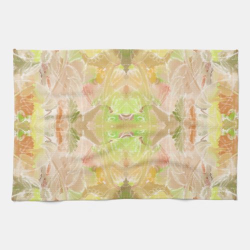 Pastel Citrus Watercolor Designer Print Pattern Kitchen Towel