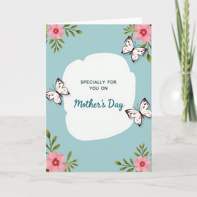 Pastel Cloud Greeting Card (Front)