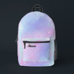 pastel cloud watercolor ink splash printed backpack<br><div class="desc">pastel cloud pattern backpack</div>
