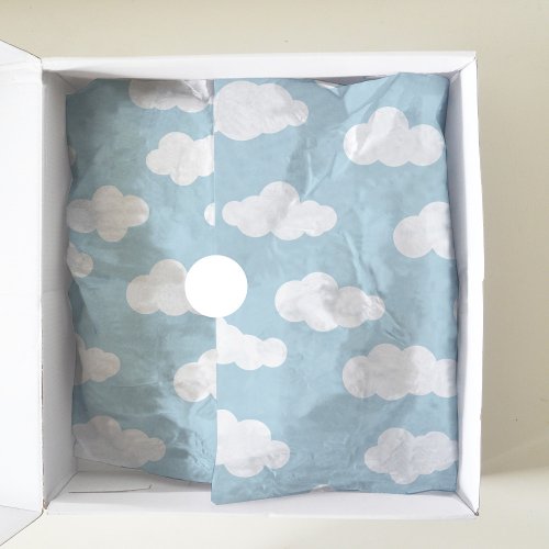 Pastel Clouds Asthetic White And Pink Art  Tissue Paper