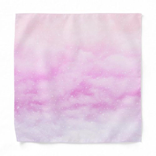 Pastel Clouds Nebula 1 dreamy wall art  Bandana