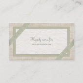 Pastel Collage Wedding Planner business card (Back)