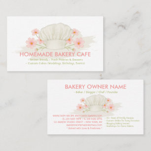 Pastel Color Bakery Patry Chef Business Card