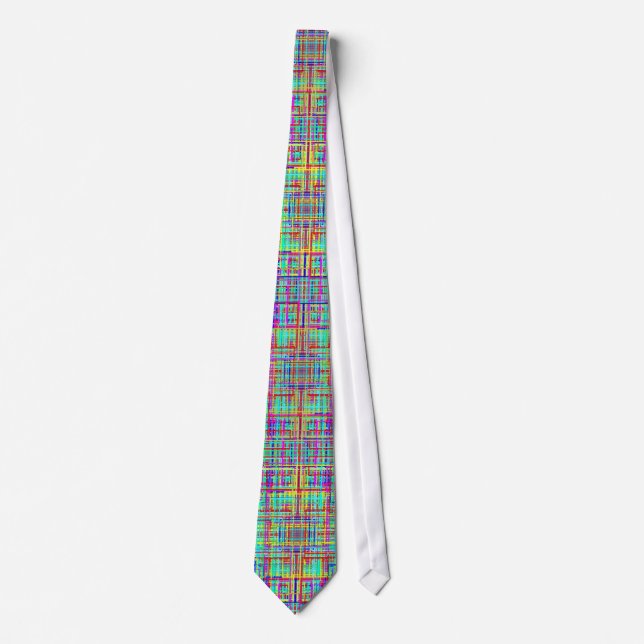 Pastel Color Boxes Neck Tie (Front)