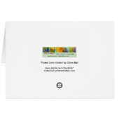 Pastel Color Circles Art Card (Back Horizontal)