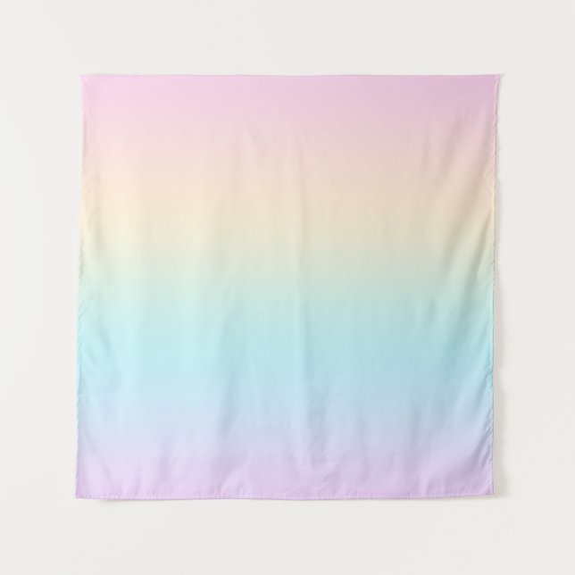 Pastel color gradient tapestry (Front)