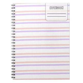 Pastel Color Line Notebook