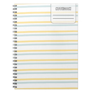 Pastel Color Line Notebook