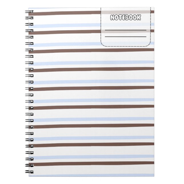 Pastel Color Line Notebook (Front)