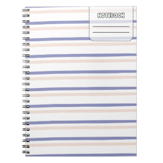 Pastel Color Line Notebook