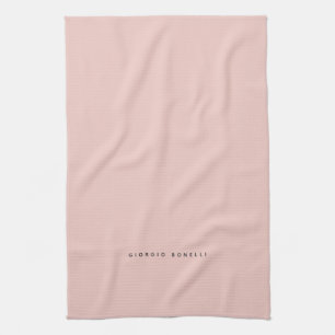Pastel Color Minimalist Personal Modern Own Name Kitchen Towel