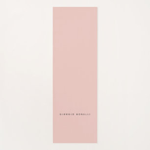 Pastel Color Minimalist Personal Modern Own Name Yoga Mat