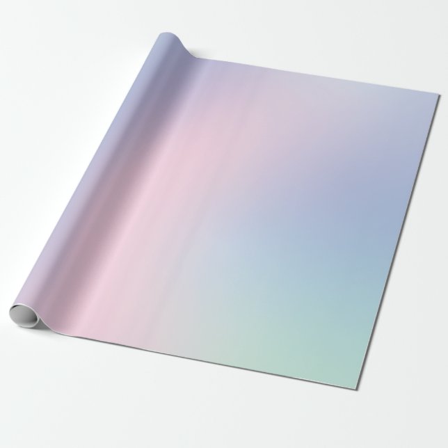 Pastel Color Plain Wrapping Paper (Unrolled)