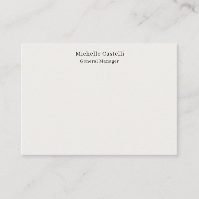Pastel Color Professional Unique Classical Simple Enclosure Card (Front)