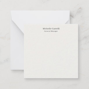 Pastel Color Professional Unique Classical Simple Note Card