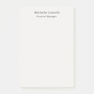 Pastel Color Professional Unique Classical Simple Post-it Notes