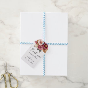 Pastel color simple subtle theme watercolor gift tags