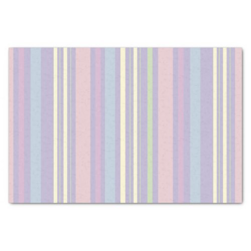 Pastel Color Stripes Tissue Paper