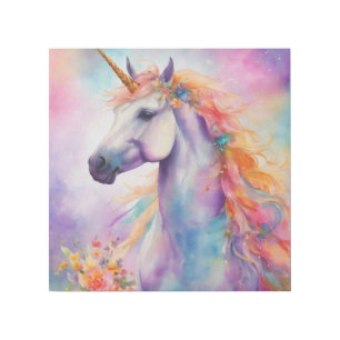 Pastel Color Unicorn Gallery Wrap