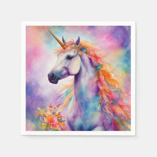 Pastel Color Unicorn Napkins