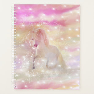 Pastel Color Unicorn Universe Spiral Planner