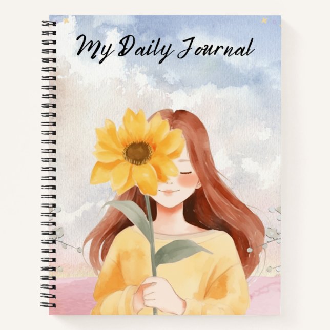 Pastel Color Watercolor  Notebook (Front)