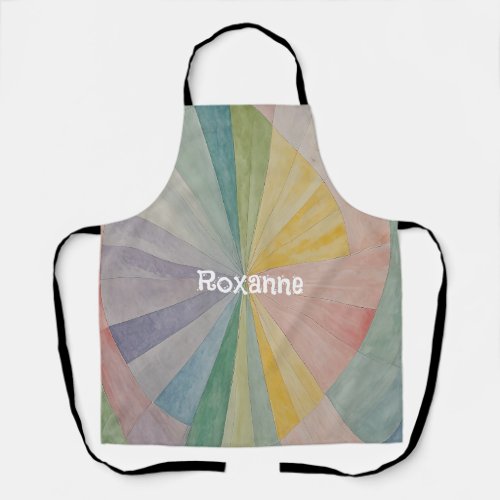 Pastel Color Wheel Odyssey Personalized Apron