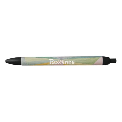 Pastel Color Wheel Odyssey Personalized Black Ink Pen