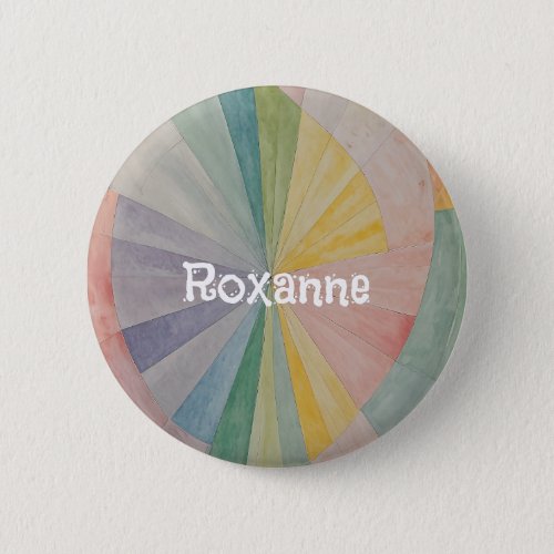 Pastel Color Wheel Odyssey Personalized Button