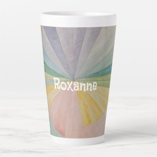 Pastel Color Wheel Odyssey Personalized Latte Mug