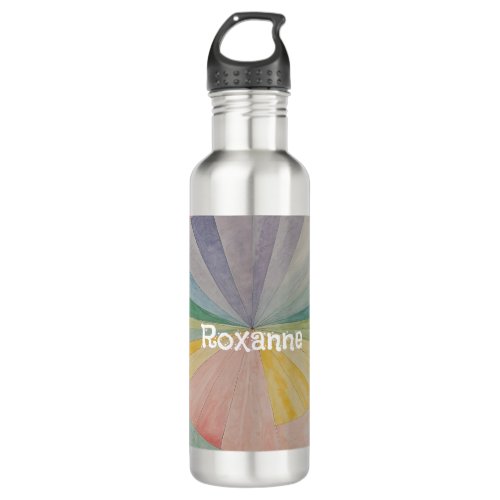 Pastel Color Wheel Odyssey Personalized Stainless Steel Water Bottle