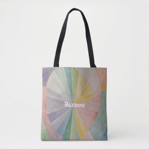 Pastel Color Wheel Odyssey Personalized Tote Bag