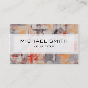 Pastel Colored Abstract Background #3 Business Card