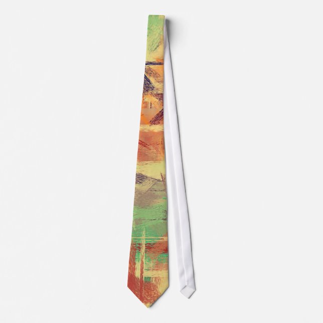 Pastel Colored Abstract Background #7 Tie (Front)