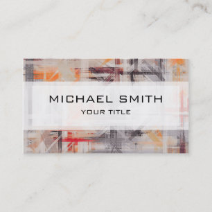 Pastel Colored Abstract Background Business Card