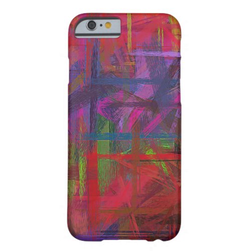 Pastel Colored Abstract Pattern 9 Barely There iPhone 6 Case