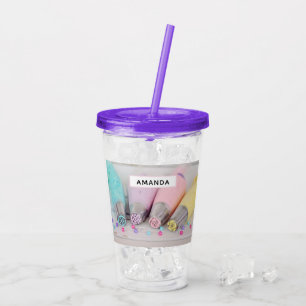 Pastel Colored Cake Decorating Tools Photograph Acrylic Tumbler