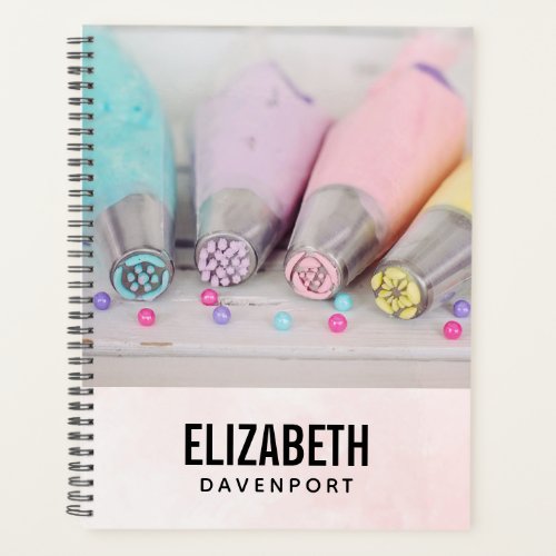 Pastel Colored Cake Decorating Tools Photograph Planner