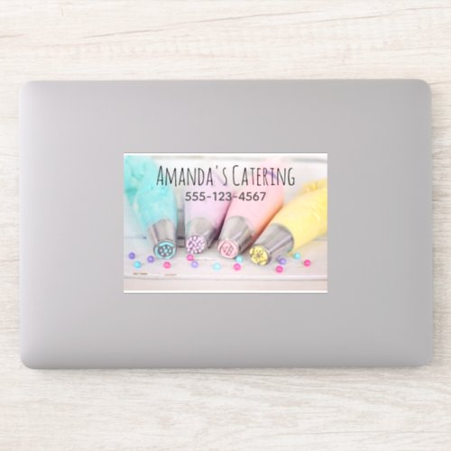 Pastel Colored Cake Decorating Tools Photograph Sticker