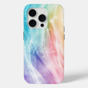 Pastel colored Elegant Glamorous Script Case-Mate iPhone 15 Pro Case
