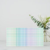 pastel colored gingham pattern (Standing Front)