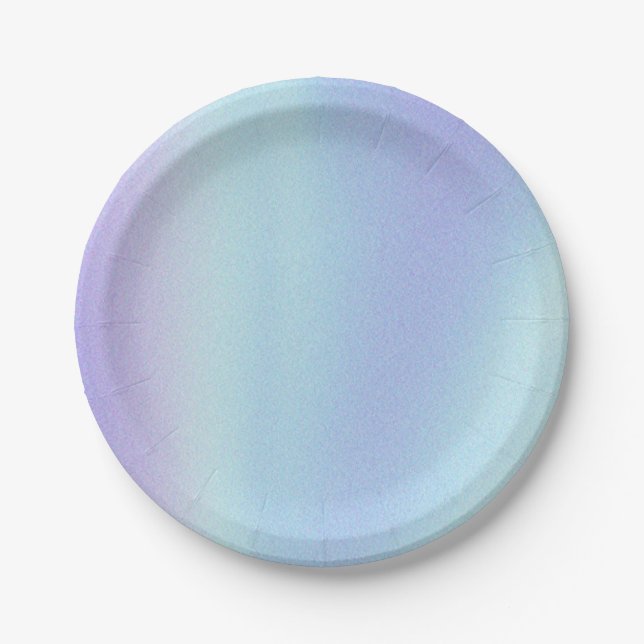 Pastel colored  paper plates (Front)