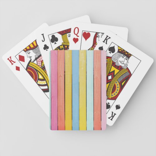 Pastel Colored Playing Cards